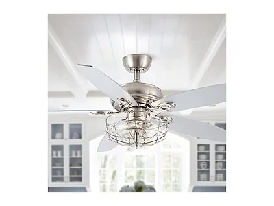 Parrot Uncle F6236Q110V-PU 52" Industrial Ceiling Fan