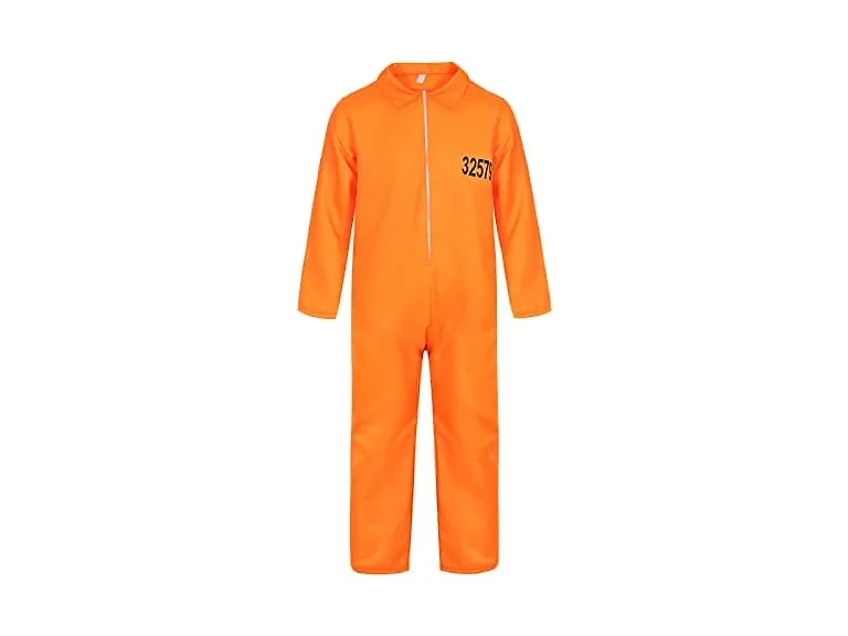 frawirshau Men's (XS) Prisoner Costume Orange