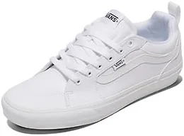 Vans Men's Filmore Low-Top Shoe, Canvas White/White, 6.5