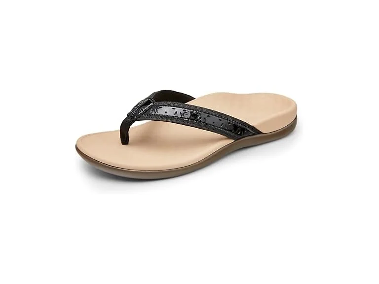 Vionic Casandra Black Patent 7 M