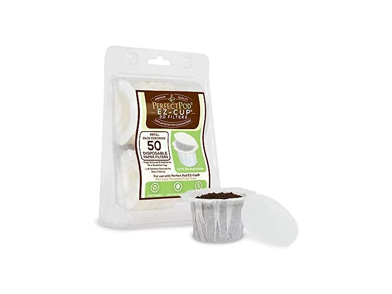 Perfect Pod EZCup Paper Filters with Lid