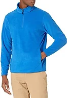 Amazon Essentials Men's Quarter-Zip Fleece Pullover Jacket, Insulated for Cold Weather, Cobalt Blue, XX-Large