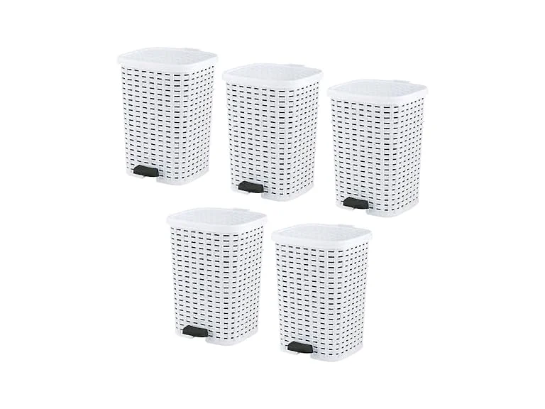 Superio Outdoor Trash Can 3 Gallon 5 Pack