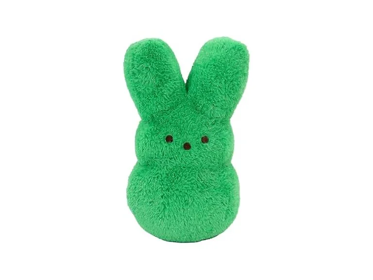 15" Green Shaggy Bunny Peeps Plush