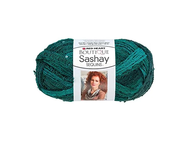 RED HEART Boutique Sashay Sequins Yarn, Fiji