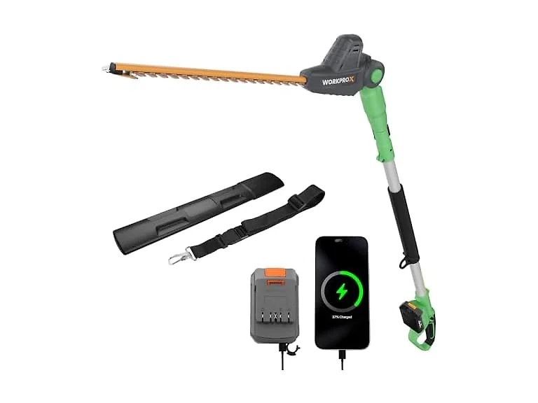 WORKPROX 20V Cordless Pole Hedge Trimmer