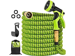 Expandable Garden Hose 50ft w/ 10 Nozzle