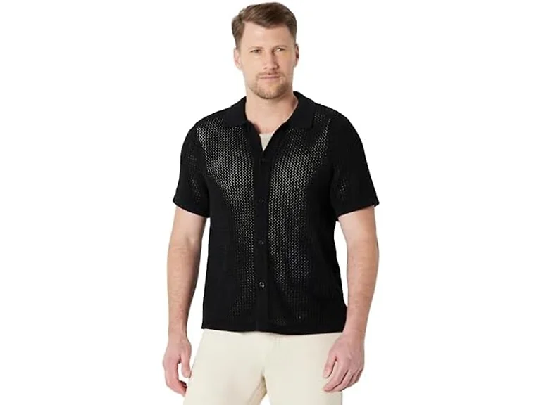 Amazon Essentials Men Short Cardigan Black