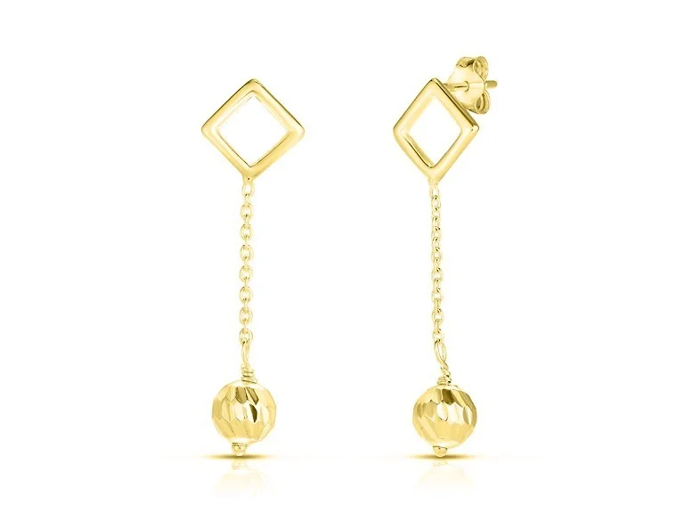 Yeidid Italian Ball Drop Earrings