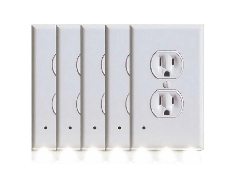 Outlet Covers with Night Lights (5-Pack)
