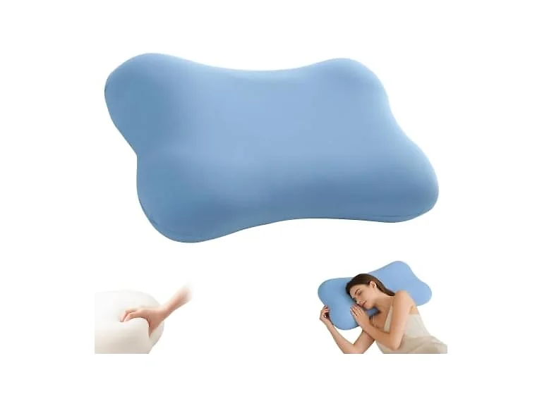 Phent zari Neck Pillow, Side Sleepers