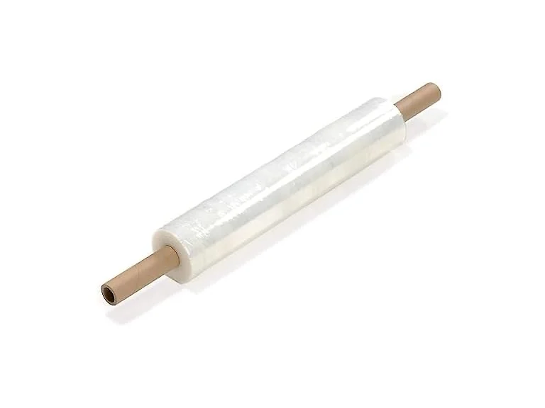 Supply Air 20 Inch x 1000 Feet 80 Gauge Clear Stretch Wrap Film, 4 Rolls Pallet Wrap Pre-Stretched Hand Film for Shipping and Freight