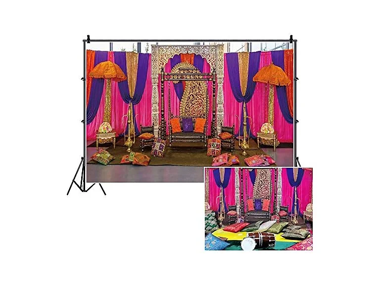 CSFOTO 10x6.5ft Diwali Backdrop