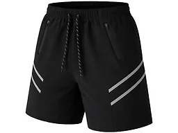 JumpStart LC-J/MWWS-104-BK-S Small Mens Training Shorts w/ 