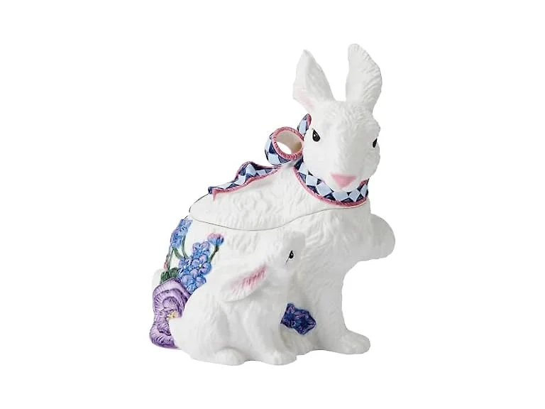 Fitz And Floyd Jardin Bunny Easter Cookie Jar