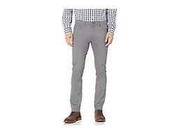 Amazon Essentials Men's 5-Pocket Stretch Twill Jeans-Inspired Casual Pants, Dark Grey, 28W x 32L