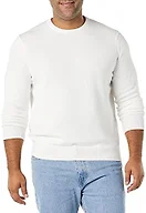 Amazon Essentials Men's Cable Knit Long-Sleeve Crewneck Sweater, 100% Cotton, Big & Tall Options Available, Ivory, XX-Large