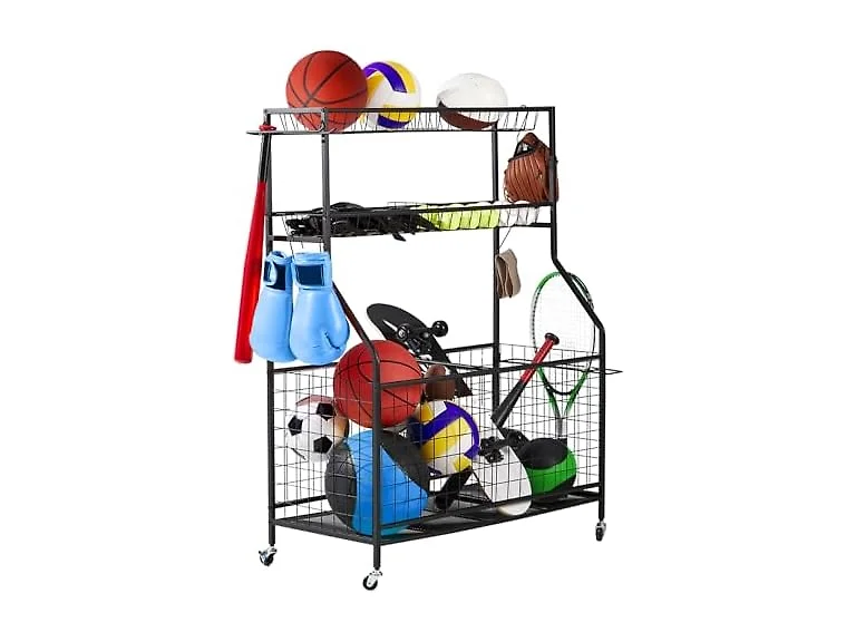 LUGO Garage Sports Equipment Organizer