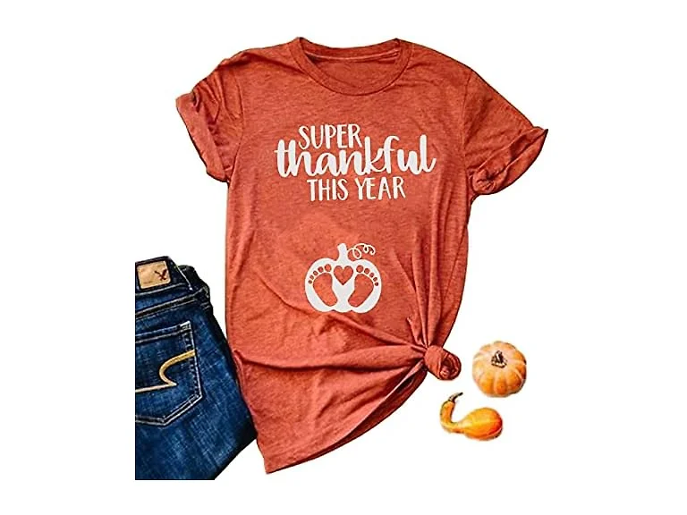 Zifota Women (XL) Cute Baby Feet Fall Tops