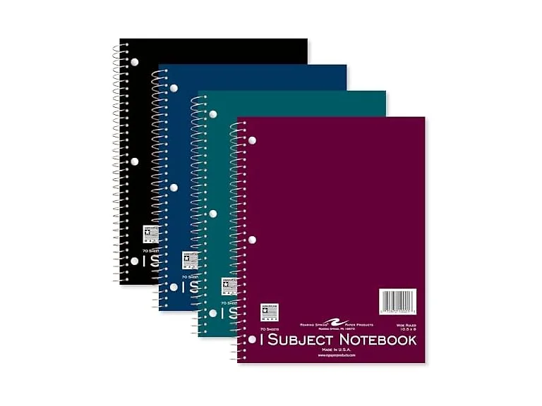 ROARING SPRING ROARING SPRING 1 Subject Spiral Notebo
