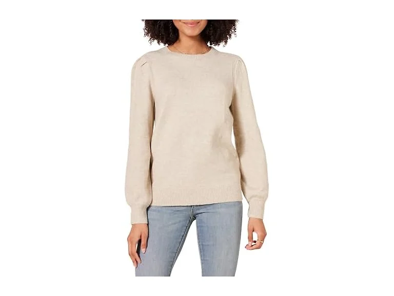 Amazon Essentials Women Soft Touch Pleated Sweater