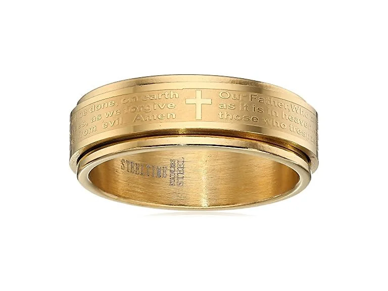 Amazon Essentials Men Steeltime Men's Steel Ring
