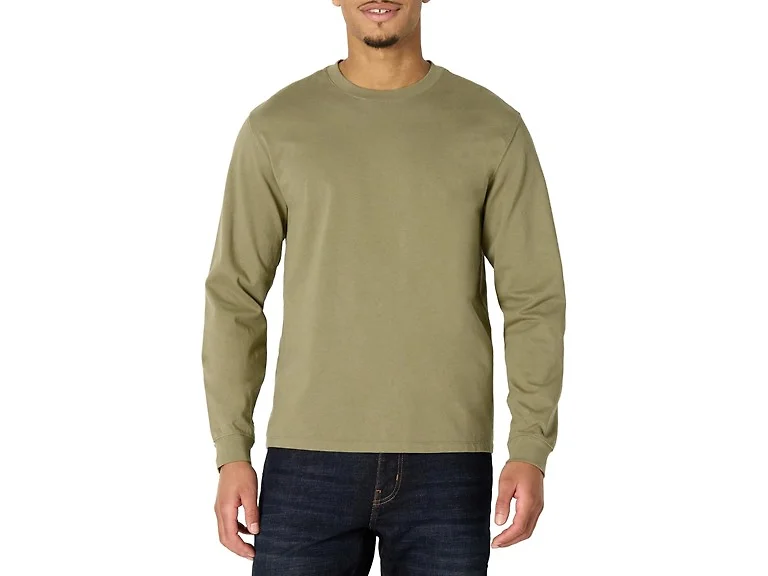 Amazon Essentials Men (S) Long Cotton T-shirt