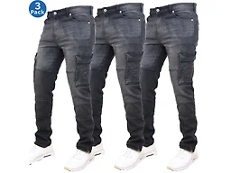 BLU ICE WC-----(Men's 3PK)  MCGT-80 - BK-BK-BK - 30
