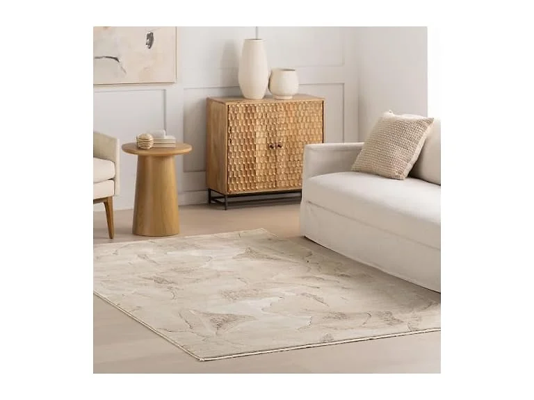 nuLOOM Dehlila Abstract Rug 5x8 Beige
