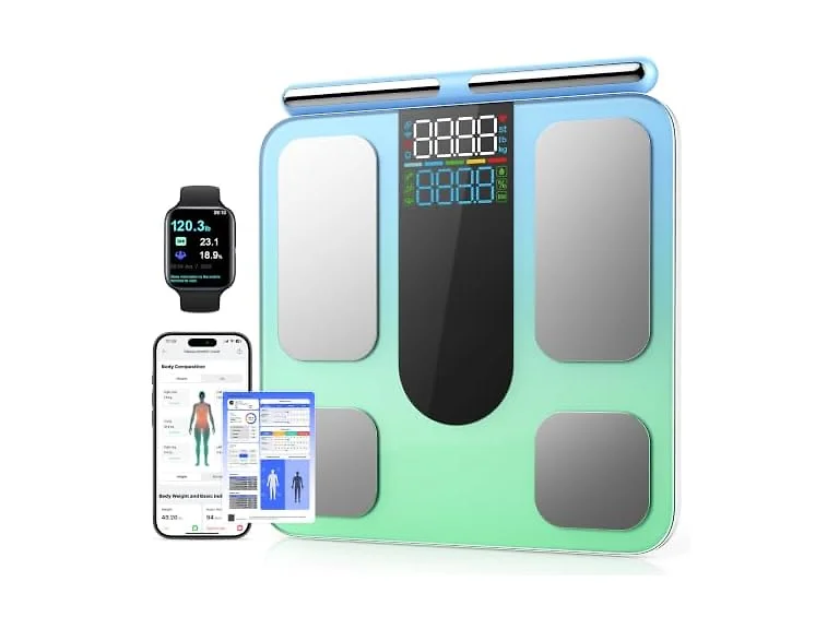 Vdrrnuz Smart Scale for Body Weight, 8-Electrode P