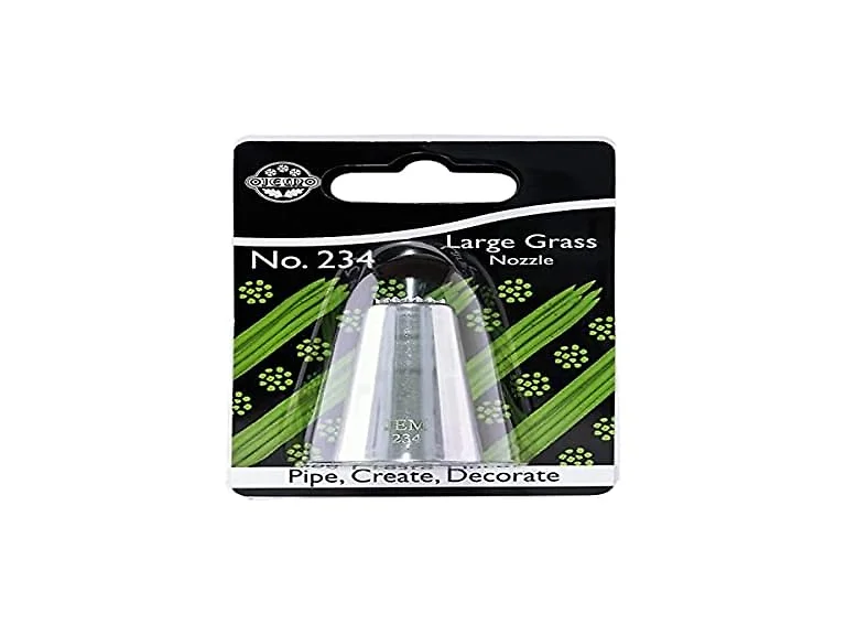 Jem Enterprises Large Grass Piping Nozzle Decorating Tip # 234