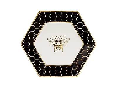 C.R. Gibson Gold Foil Dinner Plates 8ct