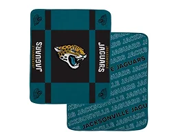 NFL Team Reversible Soft Blanket - Jacksonville Jaguars