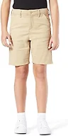 Levi Strauss Signature Gold Label Girls' Uniform Shorts, (New) Safari, 5