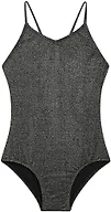 Sparkle Solid V-Neck 1-PC