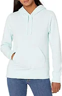 Amazon Essentials Women's Regular-Fit Midweight Fleece Pullover Hoodie with Kangaroo Pocket (Available in Plus Size), Bright Aqua, X-Large