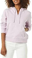 Amazon Essentials Women's Classic-Fit Long-Sleeve V-Neck Hooded Sweatshirt with Kangaroo Pocket, Lilac, X-Large