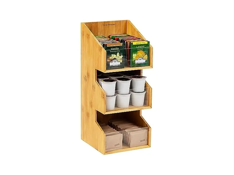 Mind Reader Coffee Condiment Station, Brown