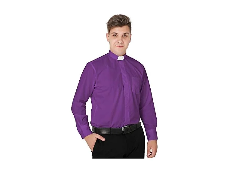 IvyRobes Men (XL) Tab-Collar Long Sleeves Shirt