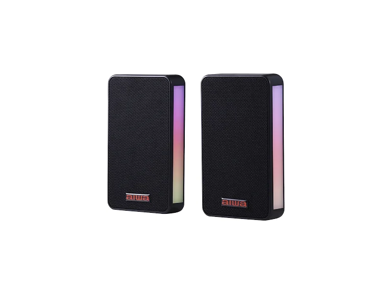 Aura Light Up Wall Mounted Speaker 2PK