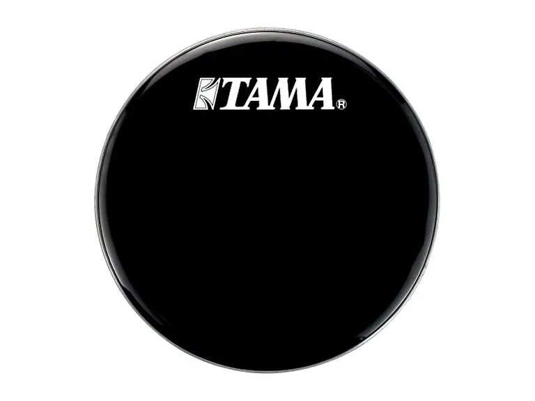 Tama Logo Resonant Bass Drum Head 22 in. Black