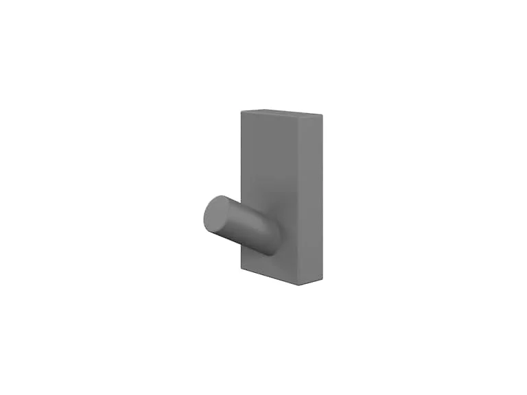 Swiss Madison Monaco Concrete Bathroom Robe Hook, Gray