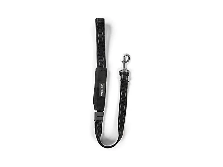 Sherpa Walk 'N Stay Multipurpose Seatbelt Dog Leash - Black
