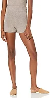 The Drop Women's Adrienne Pull-On Sweater Knit Short, Heather Mushroom, XL