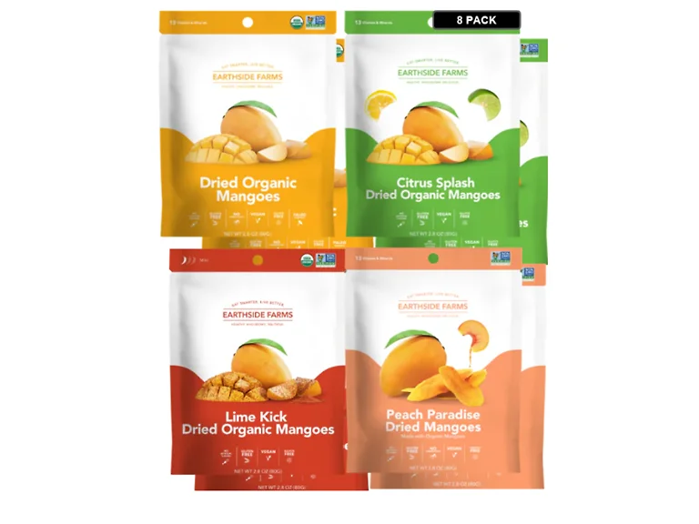 (8 Pack) Dried Mango Variety: 2.8oz Bags