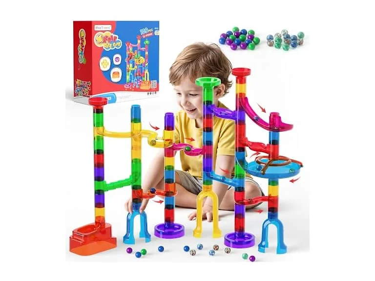 MaxTronic 109pc Marble Run Kit STEM Kids