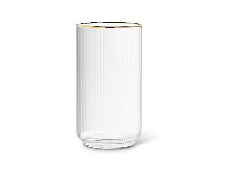 Abbott Collection Tight Vertical Optic Highball with Gold