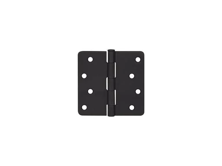 Cosmas Flat Black Door Hinge 4" Inch x