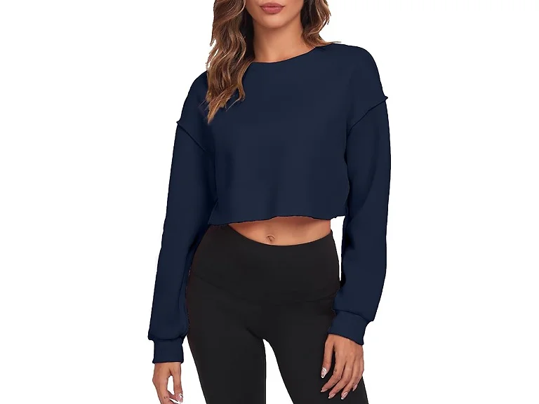 FKEEP Women (XL) Cropped Sweatshirts Tops Znavy