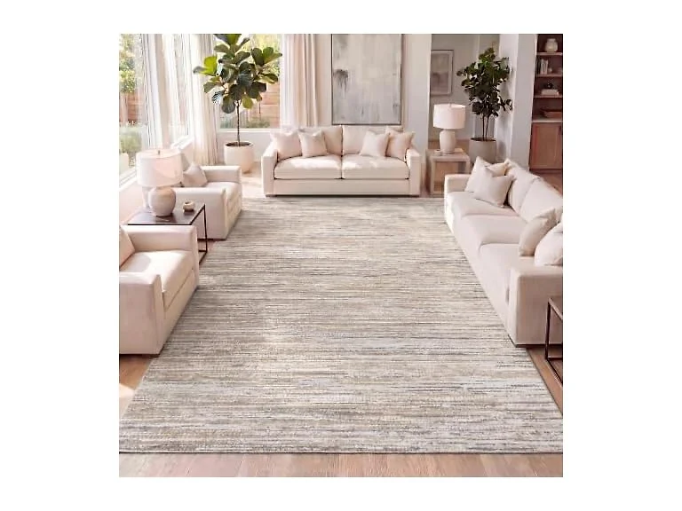 JONATHAN Y Loom Strie Rug 8x10 B/Gray